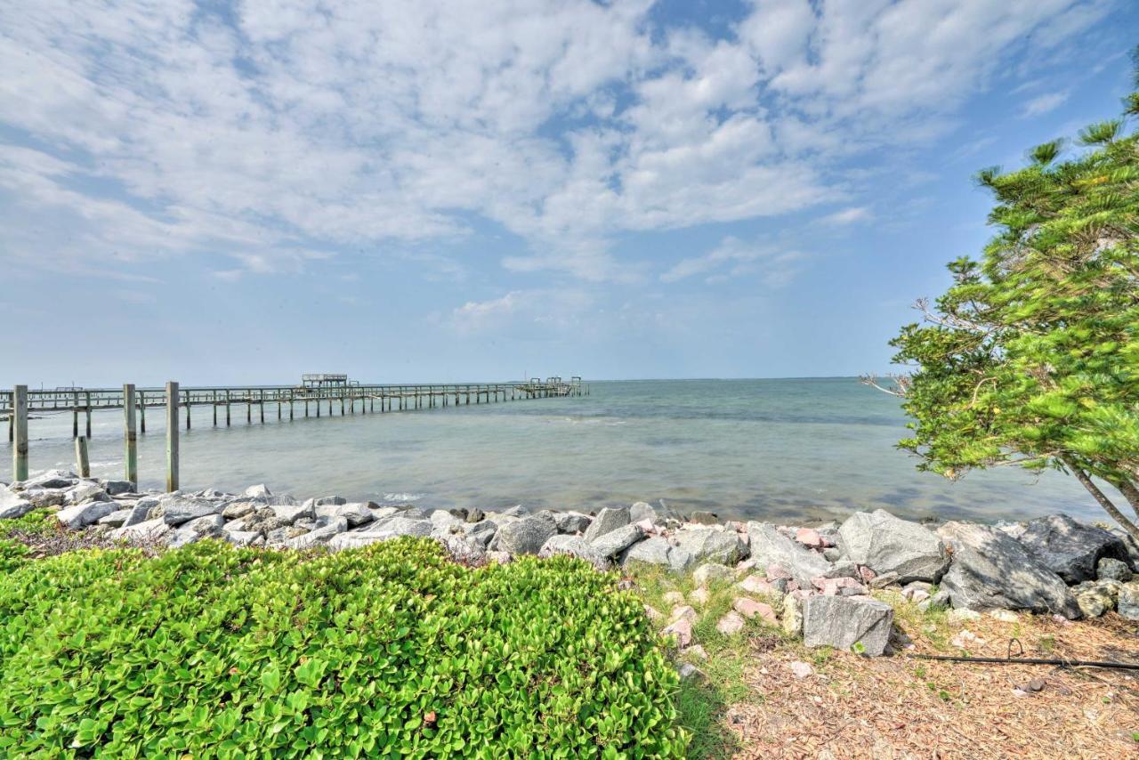 Waterfront Harkers Island Home Sunset View And Dock Exteriér fotografie