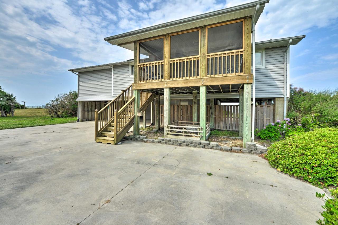 Waterfront Harkers Island Home Sunset View And Dock Exteriér fotografie