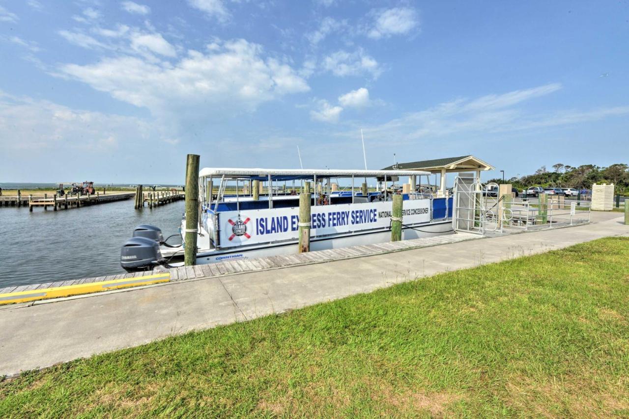 Waterfront Harkers Island Home Sunset View And Dock Exteriér fotografie