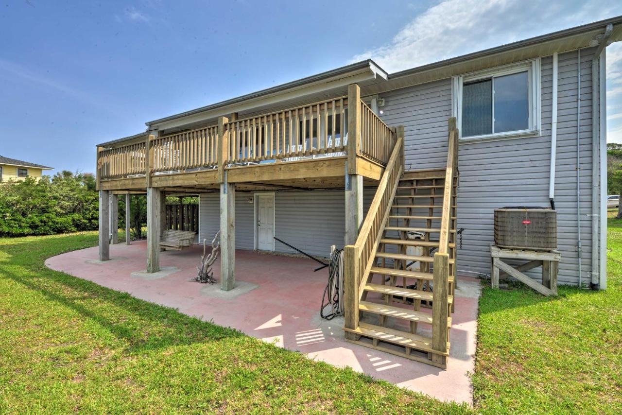 Waterfront Harkers Island Home Sunset View And Dock Exteriér fotografie